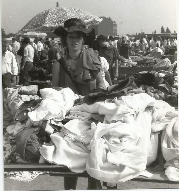 1986 - Krempelmarkt am Riechpietschufer - Einkauf am Morgen